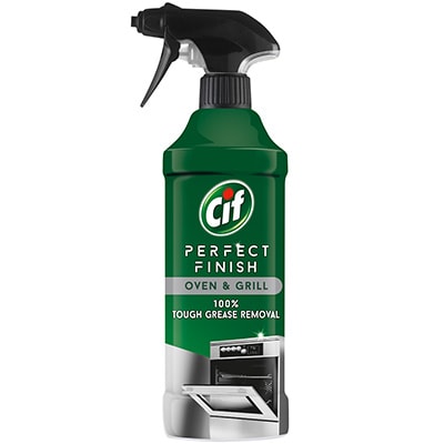 Cif Spray Oven & Grill 435ml - With Cif Spray Oven & Grill, difficult grease stains are removed